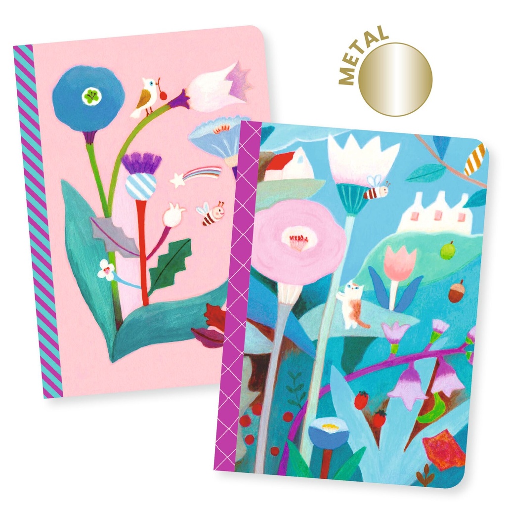 Duo notebooks Makoto - FSC MIX Lovely Paper by Djeco