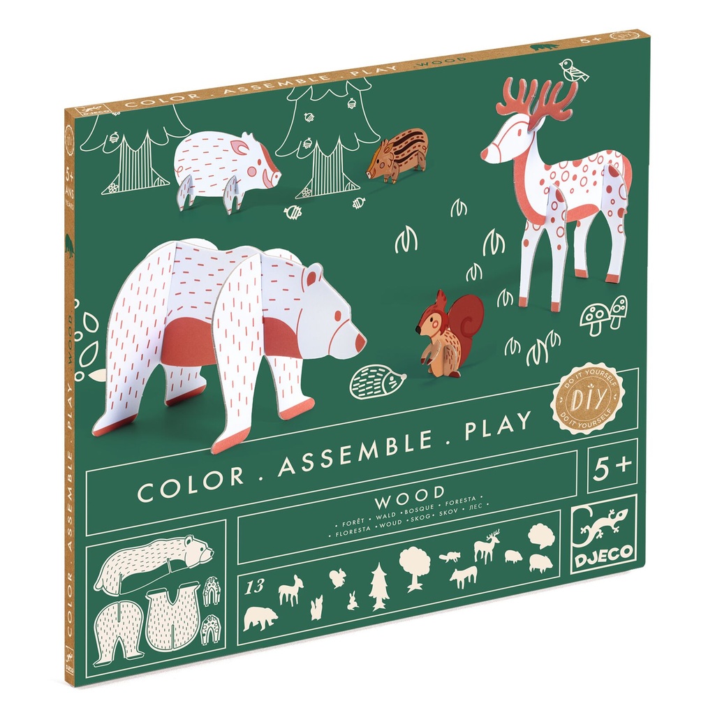 Color Assemble Play Wood Djeco