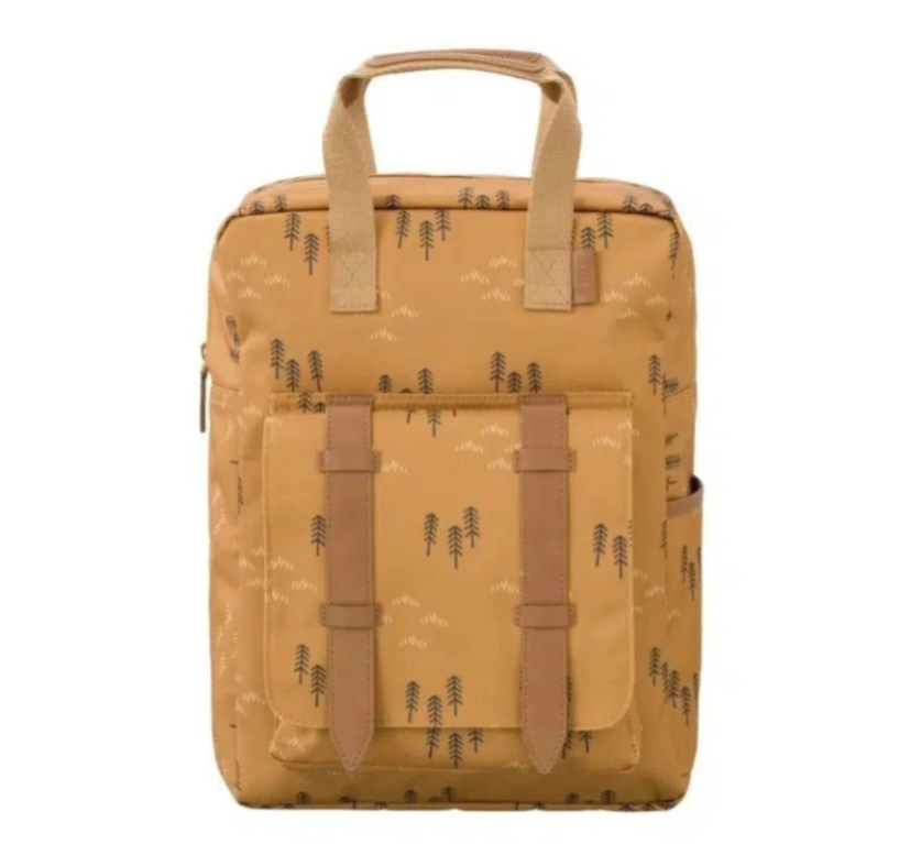 Backpack Small Woods spruce yellow Fresk