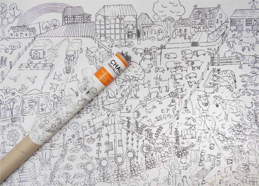 Super poster Granja Chau Pantallas