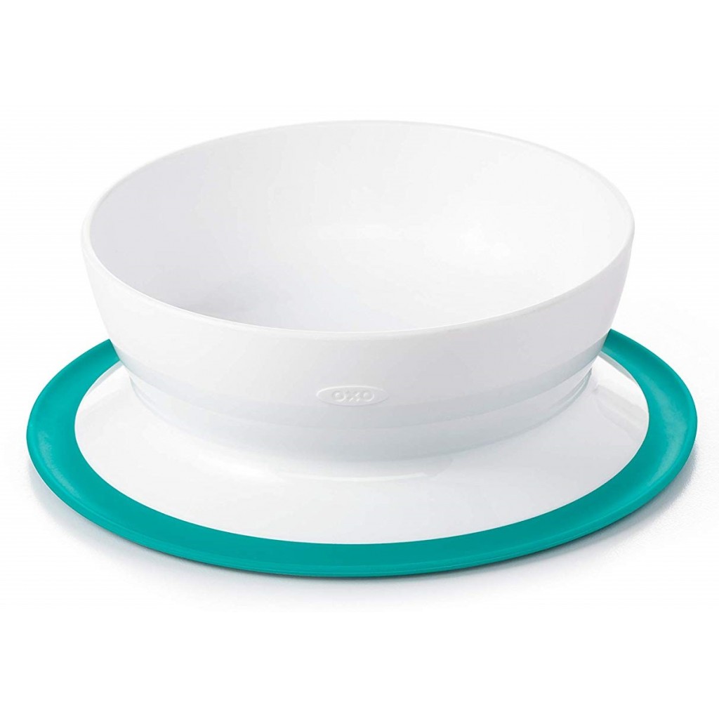 Stick &amp; Stay Suction bowl Teal  OXO
