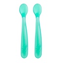 Cuchara X2 Suave Celeste Silicona Chicco