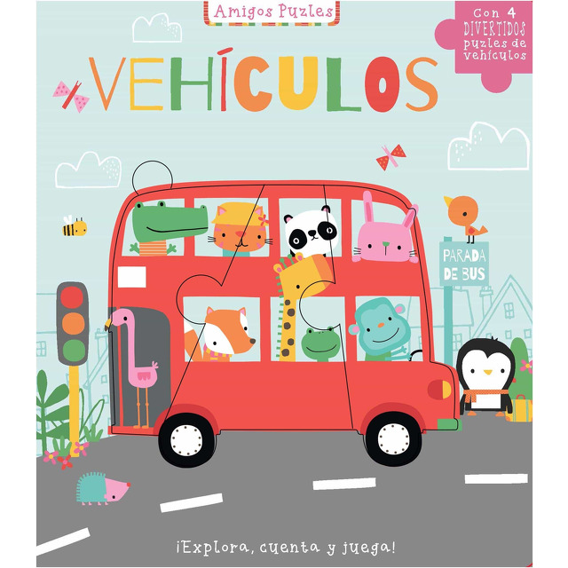 Amigos puzzles vehiculos Explora, canta y cuenta! PANINI BOO