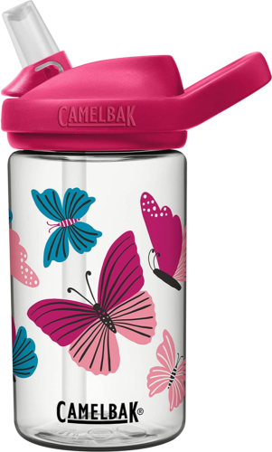 Botella Eddy Kids 400ml Mariposas Transparente Camelbak