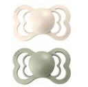 Chupete Supremme silicona Ivory / Sage Talle 2 BIBS