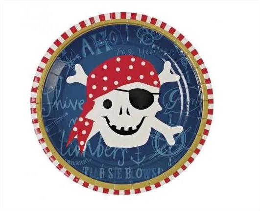 Ahoy Plato Pequeño Pirata Meri Meri