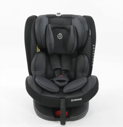 Butaca Saturn Gris oscuro / negro Isofix Bebesit