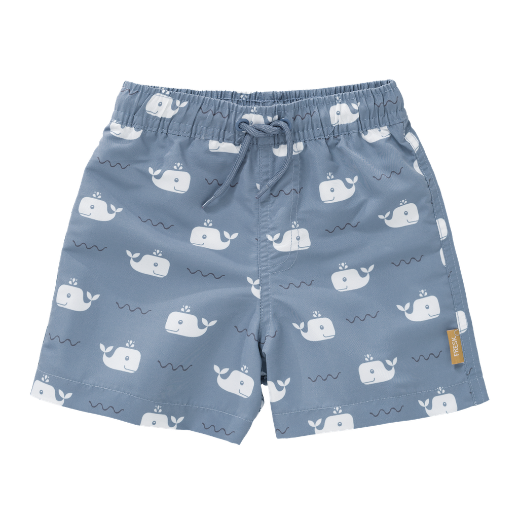 Swim UV Shorts boys Whale Blue Fog 5-6Y Fresk