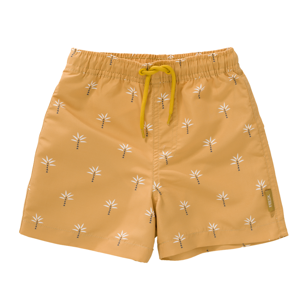 Swim UV Shorts boys Palmtree Ochre 5-6Y Fresk
