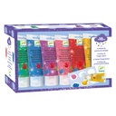 6 Tubes Of Finger Paint - Glitter Djeco