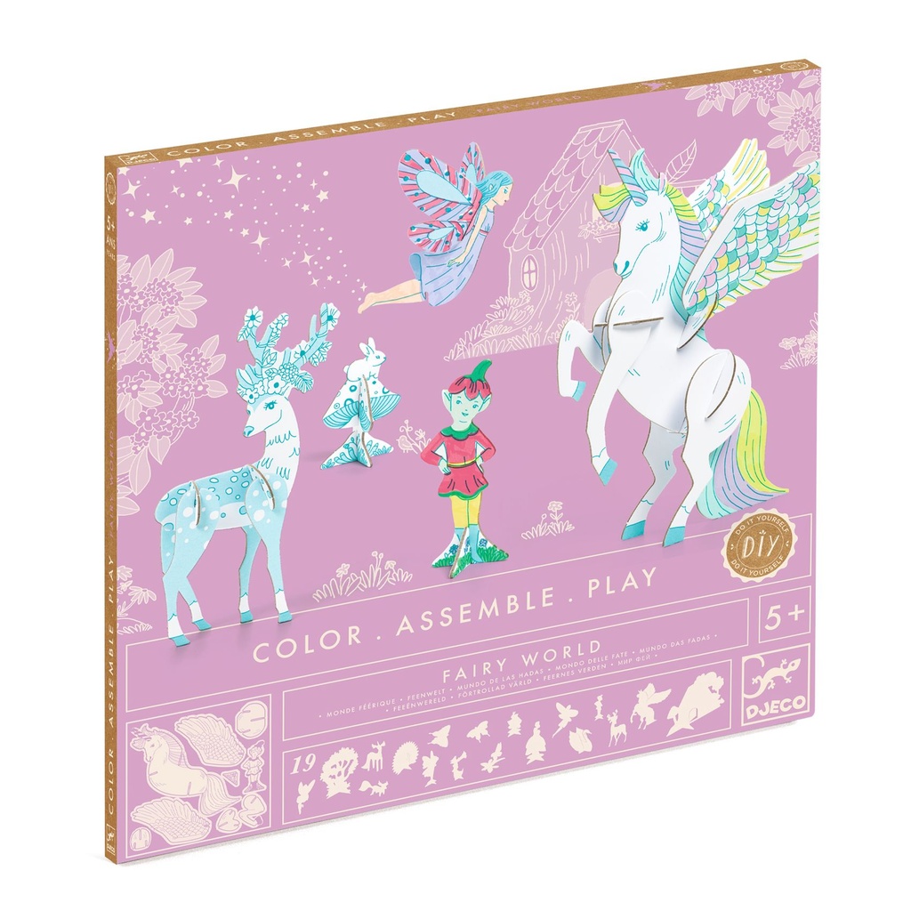 Color Assemble Play Fairy World Djeco
