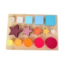 Tablero con formas en silicona Hopping