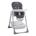 Silla de comer Snack gris Bebesit