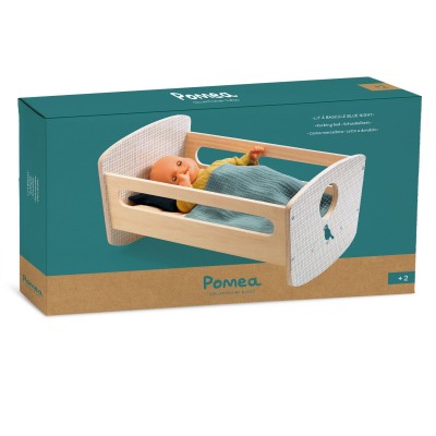 Cradle - Rocking Bed Blue Night Pomea Djeco