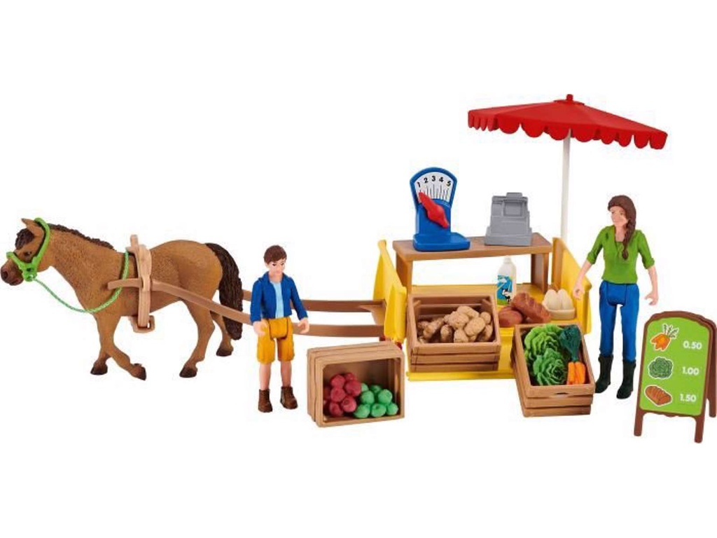 Sunny Day Mobile Farm Stand Schleich