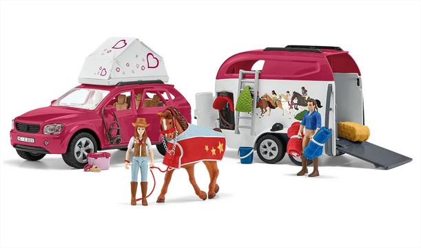 Horse Adventures With Car And Trailer Schleich