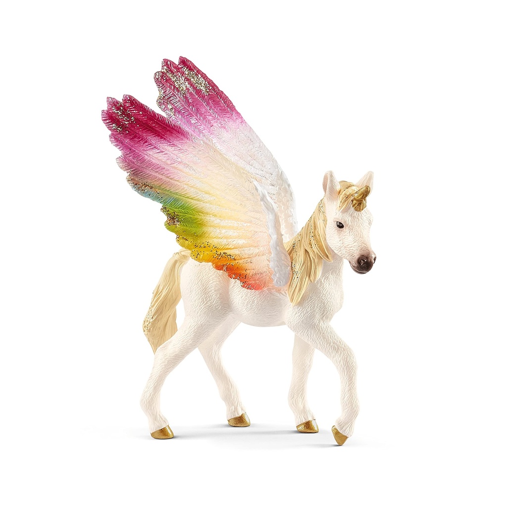 Winged Rainbow Unicorn Foal Schleich