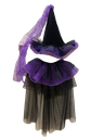 Disfraz Bruja Brillante violeta Ojos Grandes