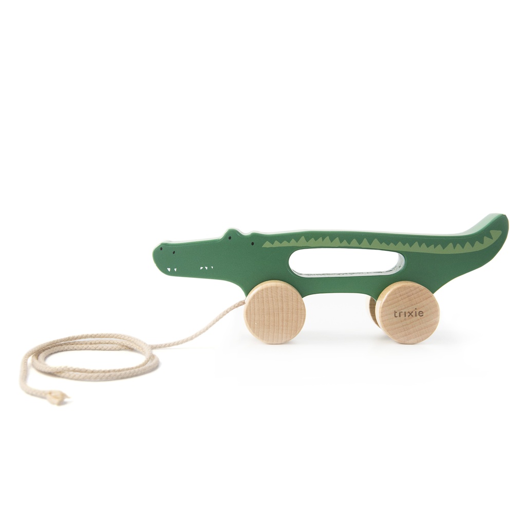 Wooden Pull Along Toy - Mr. Crocodile Trixie