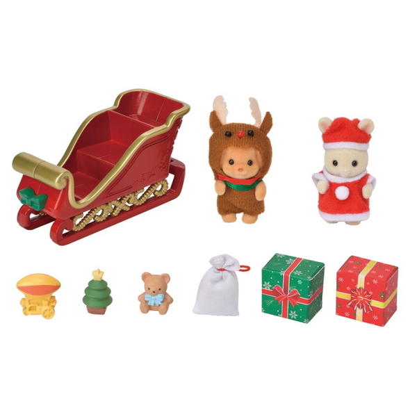 Baby Sleigh Ride Set Sylvanian Families