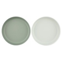 Plate 2-pack Olive Trixie