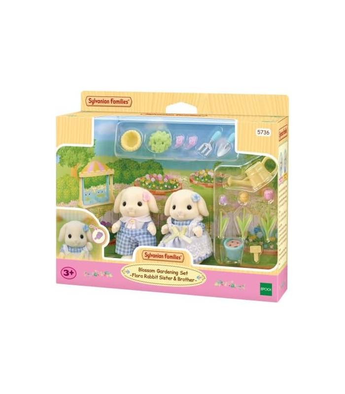Set de hermanos conejo Flora Sylvanian Families