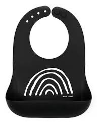 Babero Rainbow negro Bella Tunno