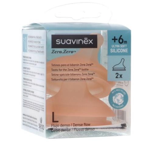 Pack Tetinas Zero Flujo L (Mucho) - Medium Suavinex