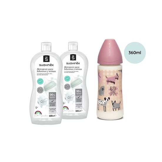 Pack 2 Detergente + Regalo BiberónSuavinex