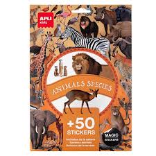 Magic Stickers animales de la sabana Apli