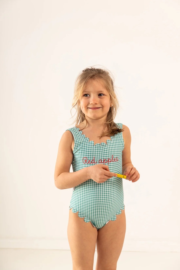 Habanna Vichy Green 2Y - Malla Bordado Mamma Duck