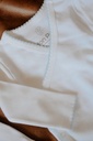 Body PIMA cruzado blanco c celeste NB Mon Petit