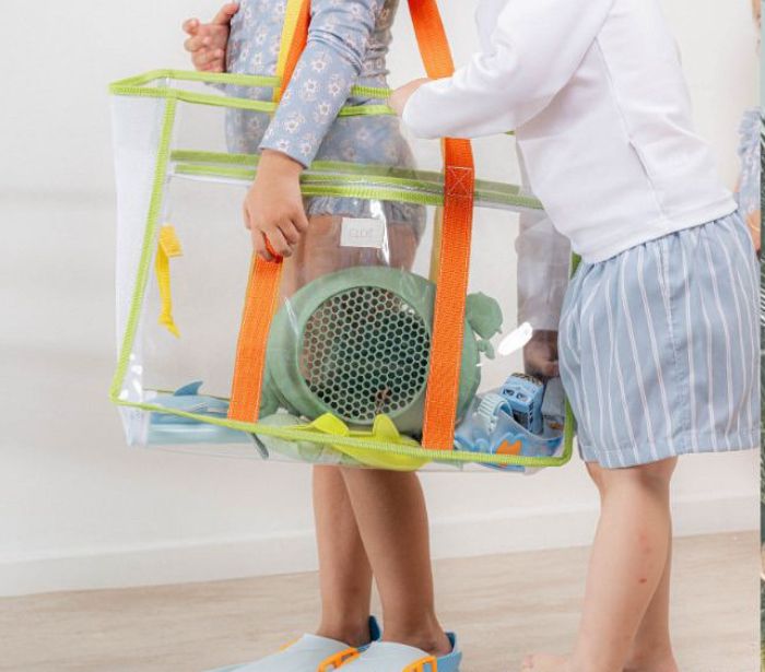 Bolso beach toy bag verde Cloe