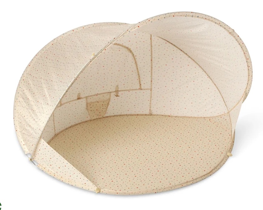 Mini Beach Tent Pop Up Uv50+ Multihearts Konges Slojd