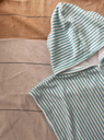 Poncho Green Stripes - Mini Martin Pescador