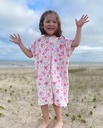 Poncho Pink Flowers - Mini Martin Pescador