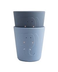 Silicone Cup 2-Pack - Mrs, Elephant Trixie