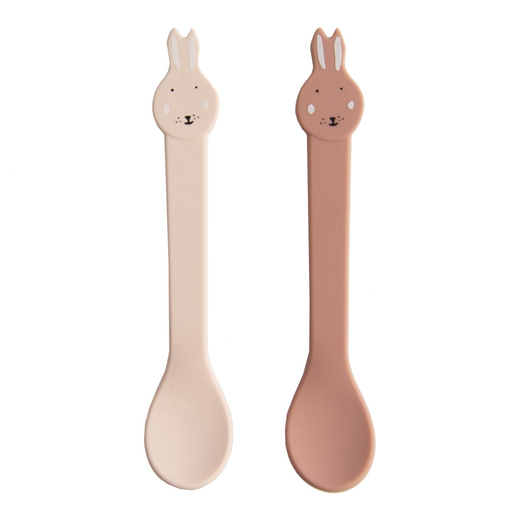 Silicone Spoon 2-Pack - Mrs, Rabbit Trixie