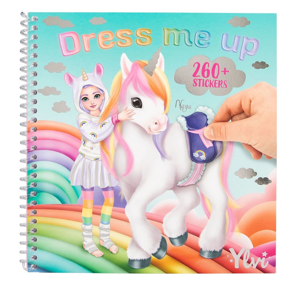 Cuaderno con calcomanías Ylvi Dress me up Top Model