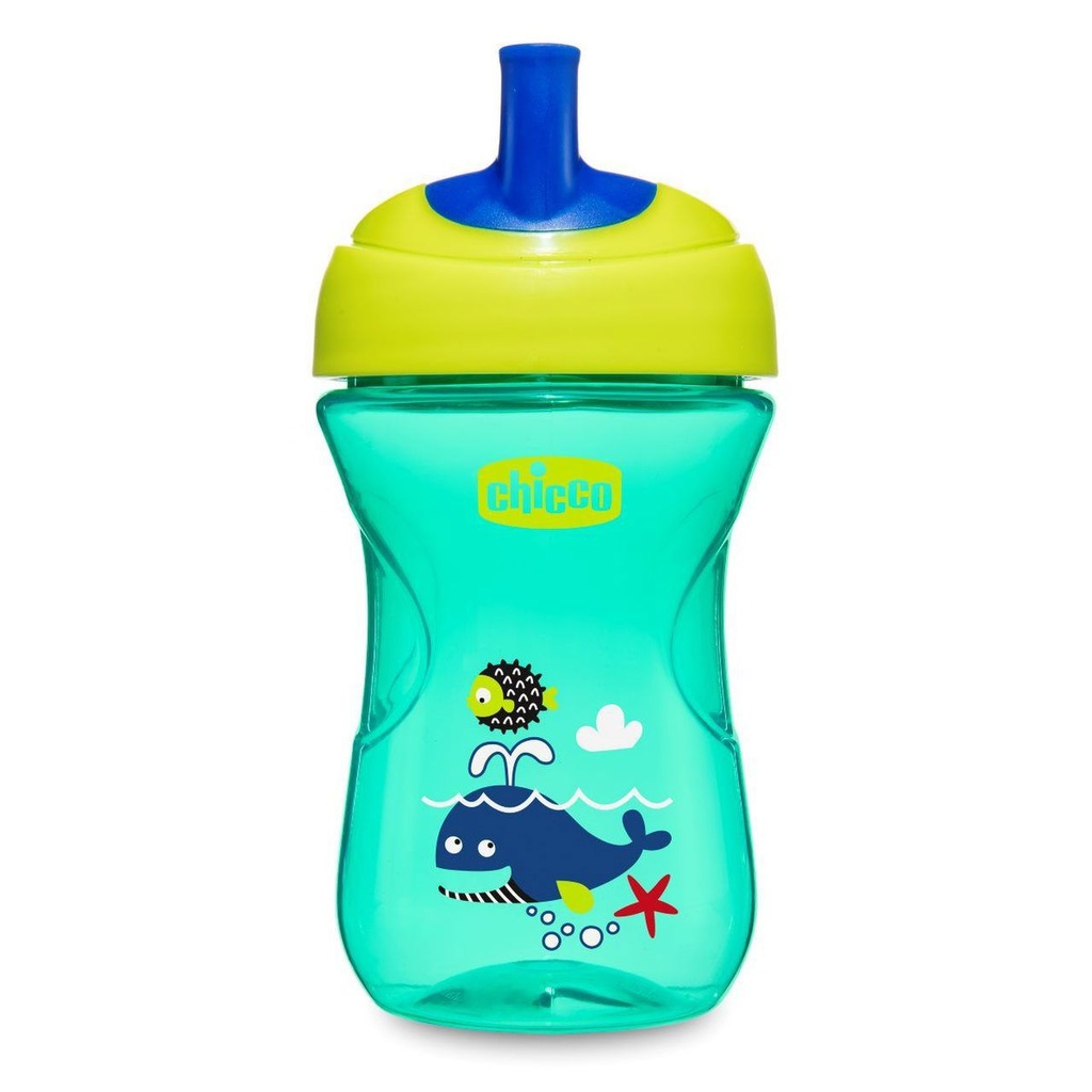 Vaso Advanced 12+  Azul y verde Chicco