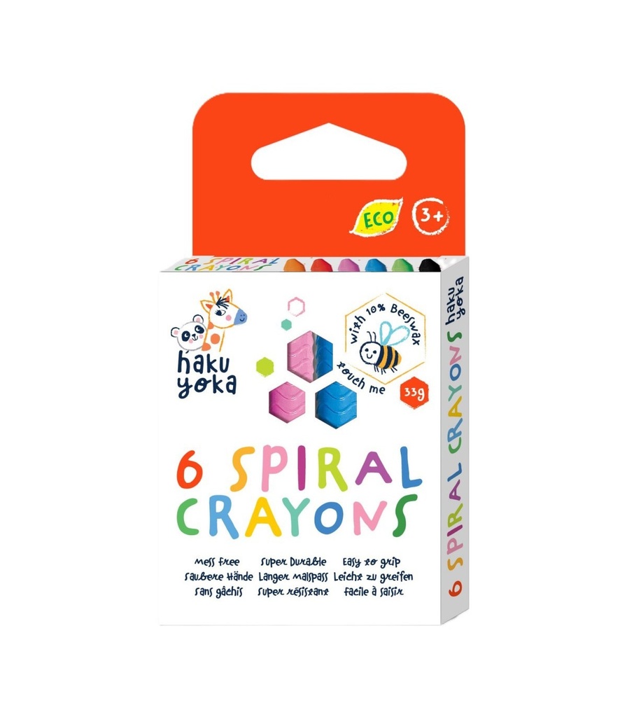 6 Crayones en Espiral Haku Yoka