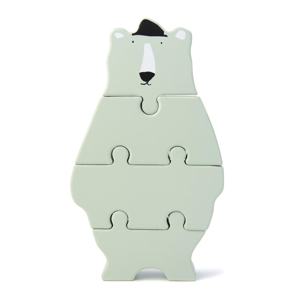 Wooden Body Puzzle - Mr. Polar Bear Trixie