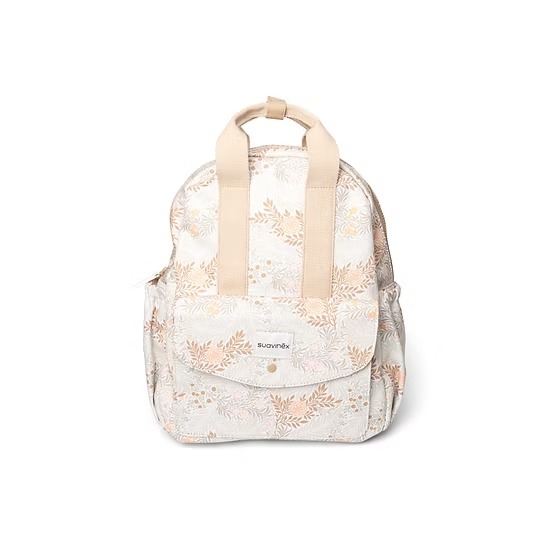 Mochila Maternal Poetry Flores Beige Suavinex