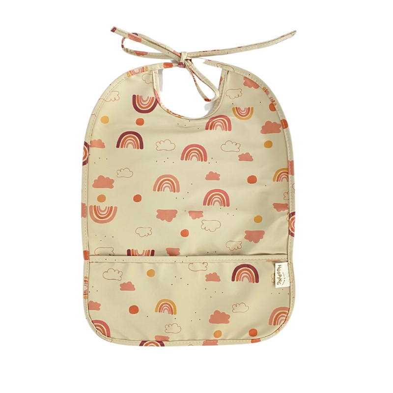 Babero de comer Malmo Arcoiris Hopping