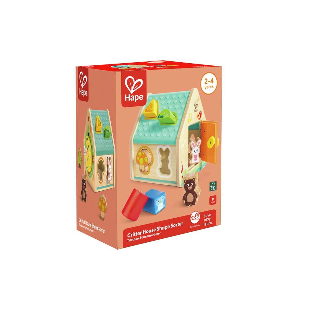 Casita Clasificadora de formas Hape