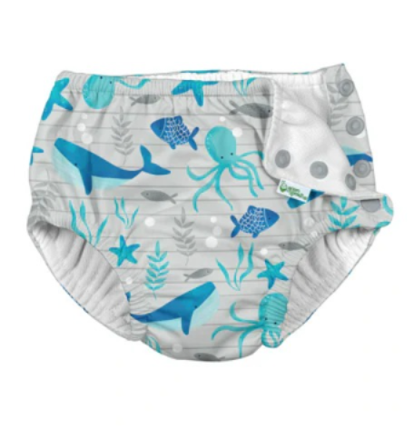 Bombacha de baño - Under the sea 24m Green Sprouts