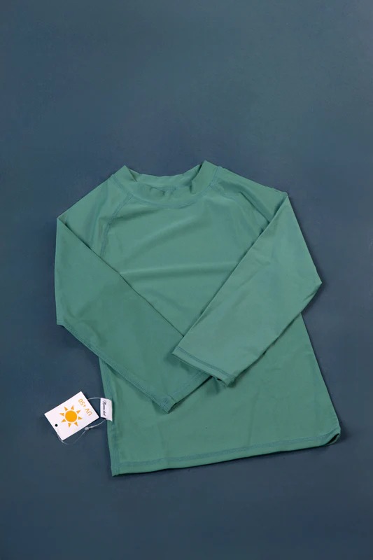 Bali Rushguard Verde 10Y - Remera Uv Mamma Duck