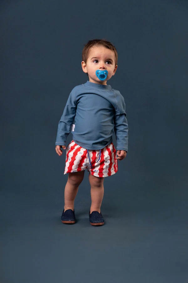 Bali Rushguard Azul Marino 1Y - Remera Uv Mamma Duck