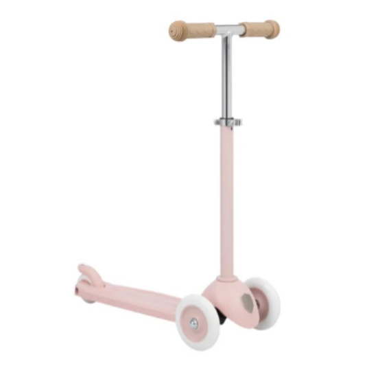 Monopatín ECO de Tres Ruedas +3 Pink Banwood