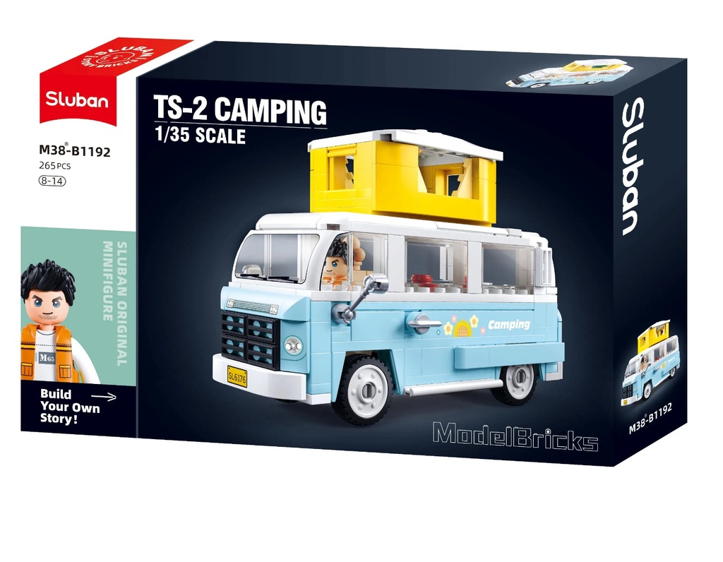 Model Bricks Ts-2Camping 265 Pcs Sluban